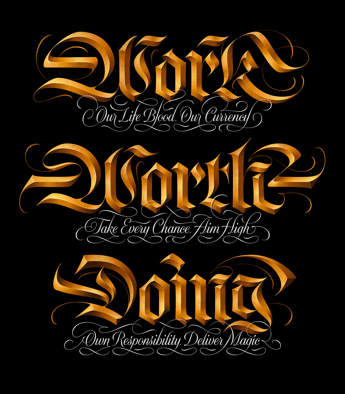 lettering Custom Lettering type typography   Script Blackletter poster design graphic design  custom type