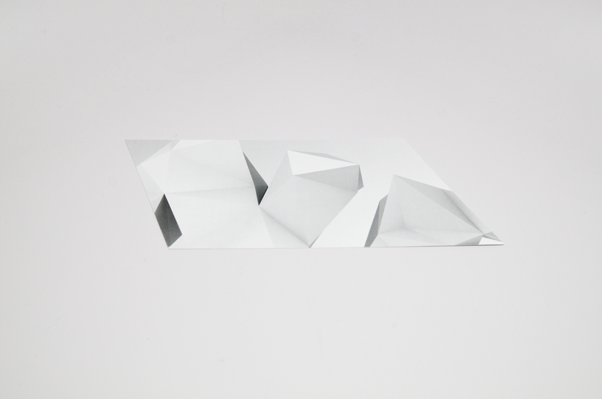 Next 2013 corcoran art design Exhibition  facets lo-poly polygonal paper origami  folds color celebration paragon