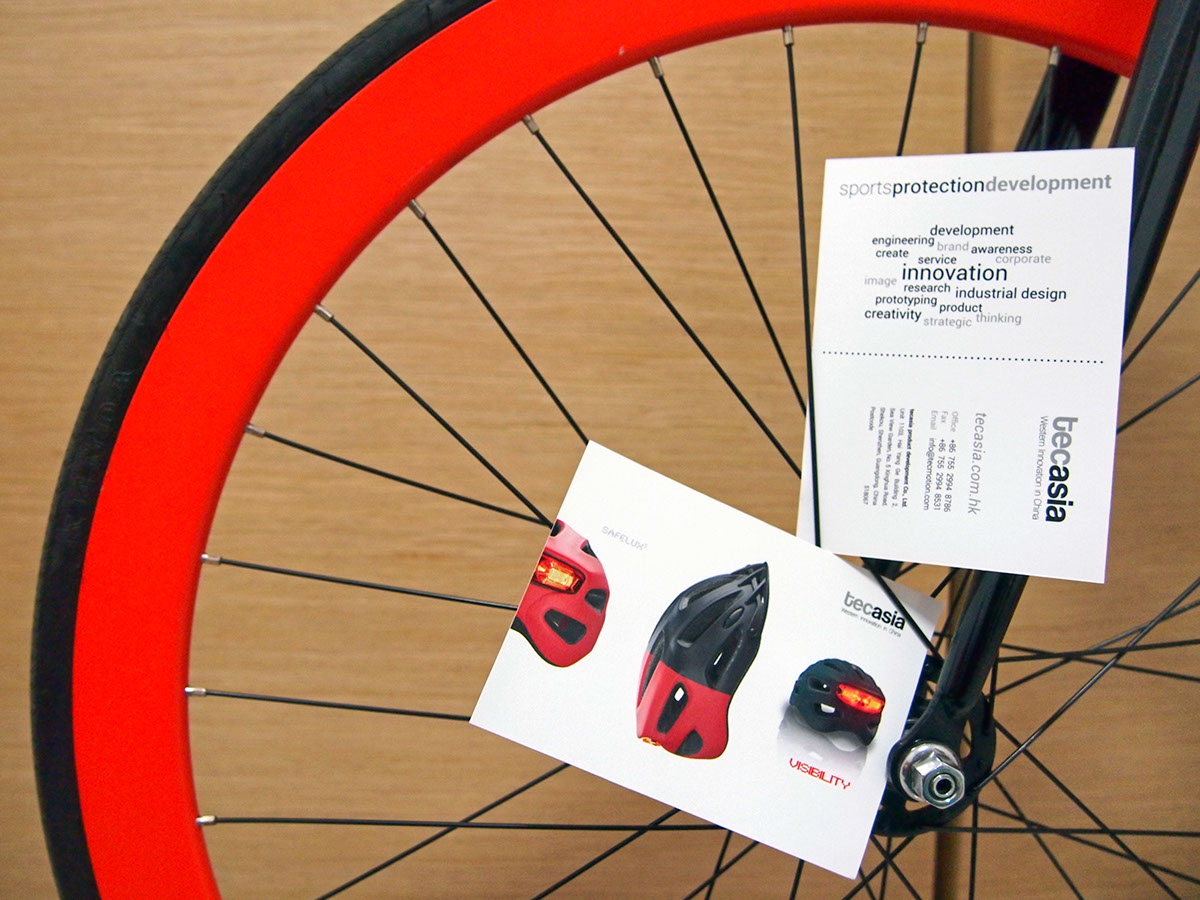 handout eurobike postcards Helmet IF Designaward