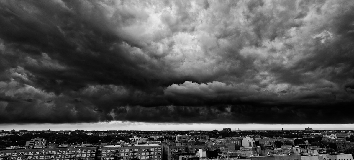 Landscape clouds Urban new york city Brooklyn weather