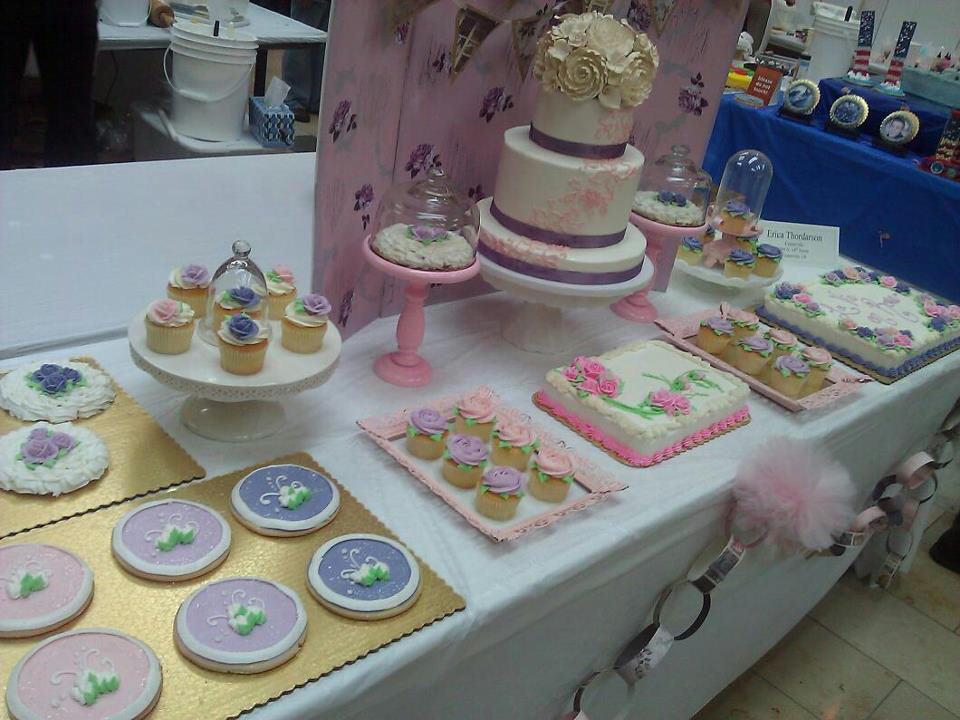 cake Competition dessert table wedding cake