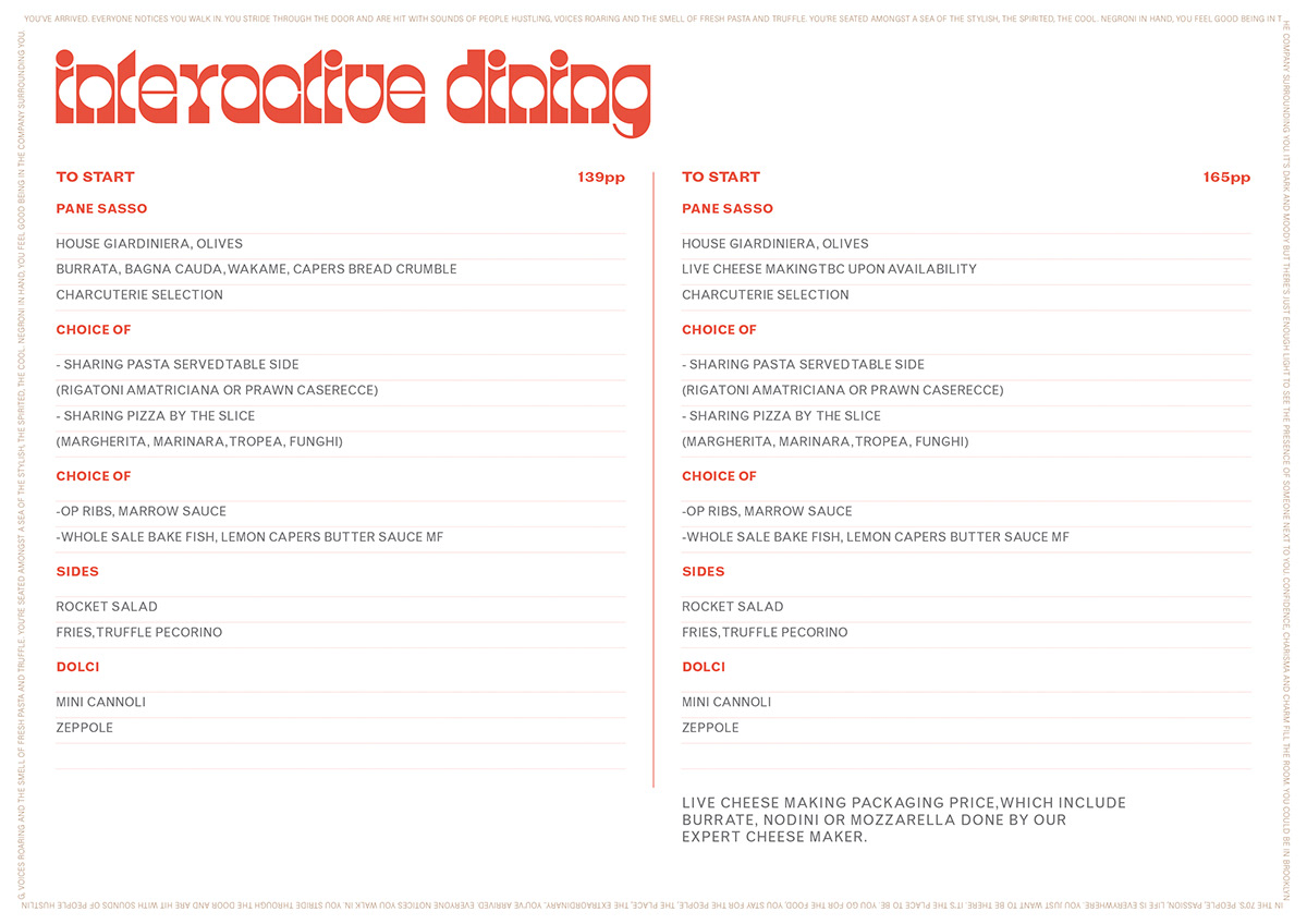 Advertising  Brand Design brochure design flyer food menu marketing   restaurant visual identity