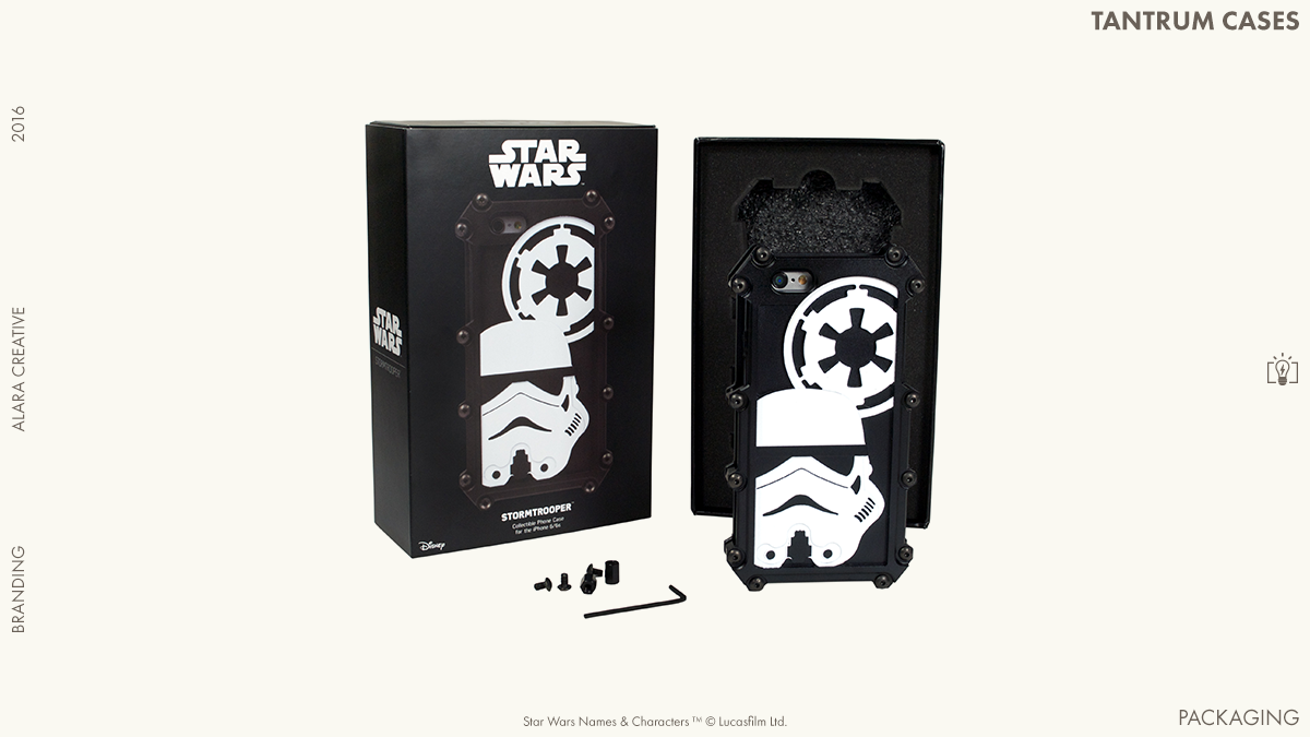Packaging star wars phone case Slipcover box spot uv