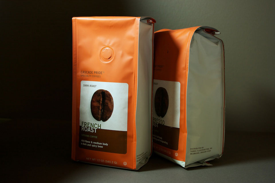 Brand Development trademark naming publication Positioning Piece environmental Portland Counterform Coffee package design  promotional material