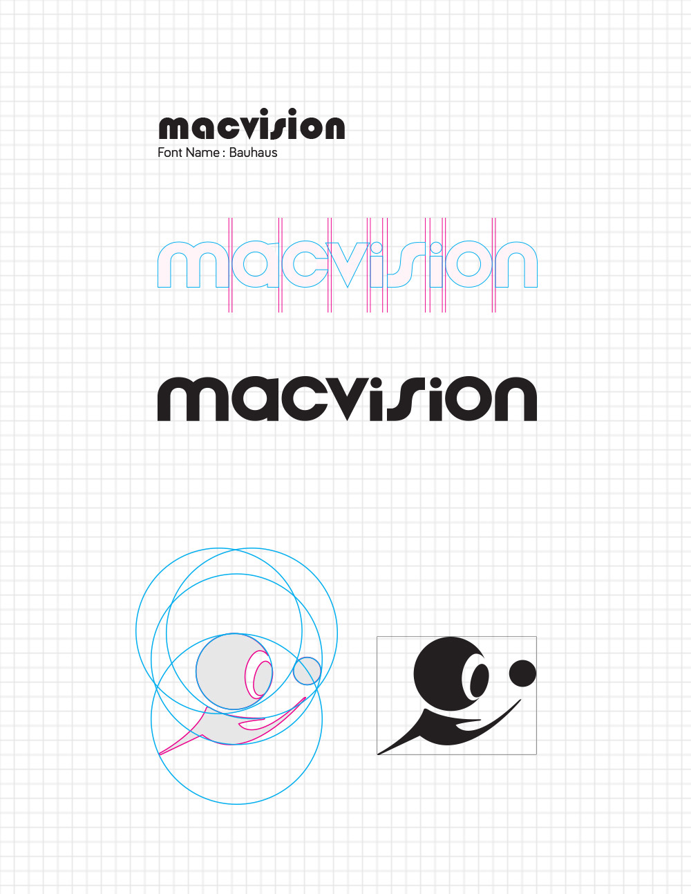 macvision creative egypt arabic eye arrow logo