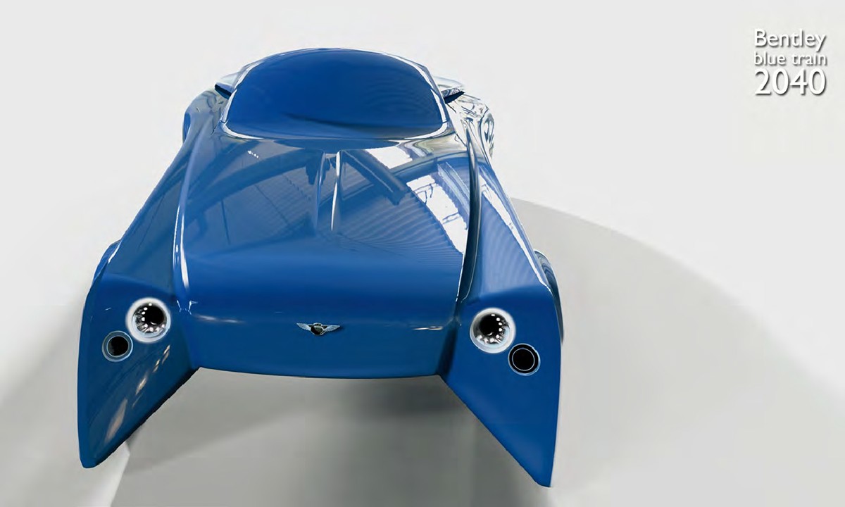 Vehicle Design bentley bluetrain 2040