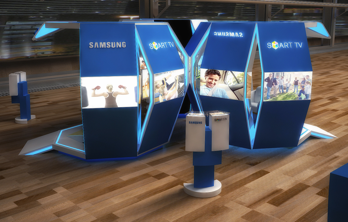 Samsung activation booth