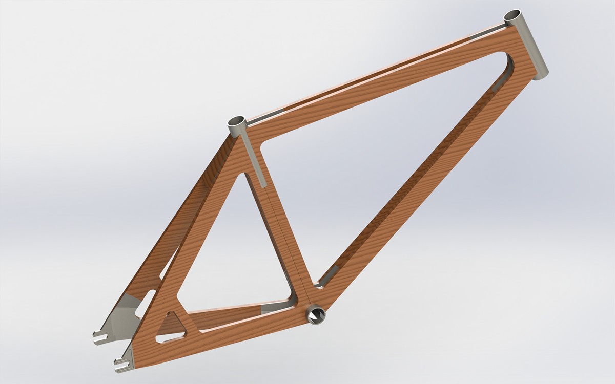 wood wooden Bike Bicycle sustin sustain Sustainable Ply plywood tubing Transport eco friendly environmental environmentally Cheap mass manufacturing viable