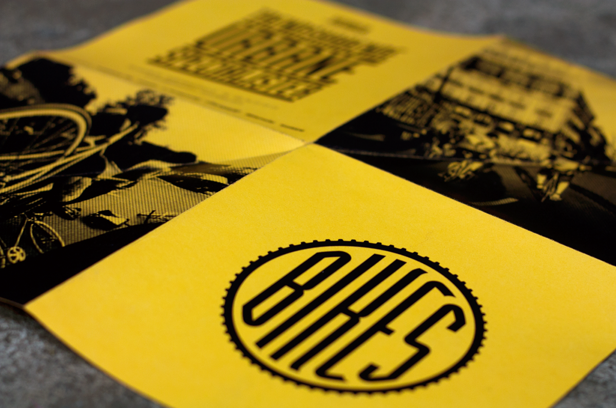 bikes  bicycle michael gad yellow black Retro vintage identity brand