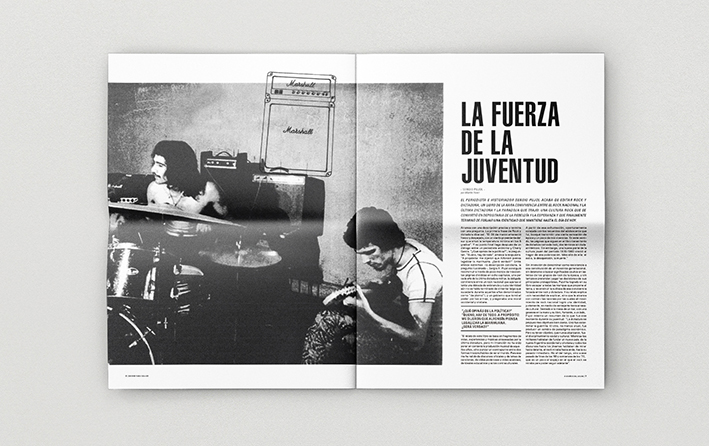 editorial Gabriele diseño diario periodico tipografia musica