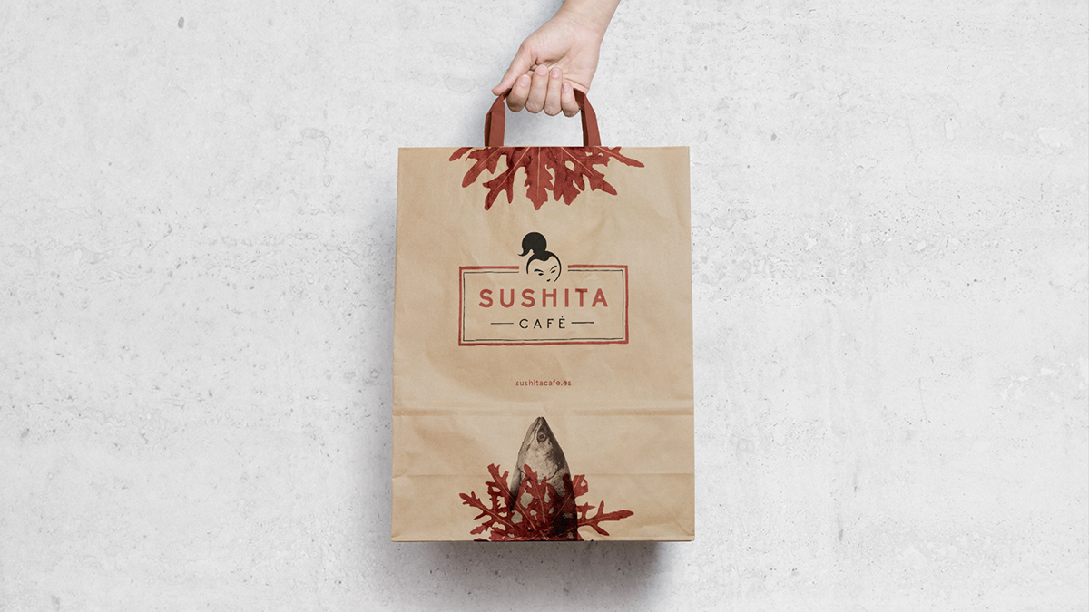 branding  graphic design  design restaurant asian Sushi brand