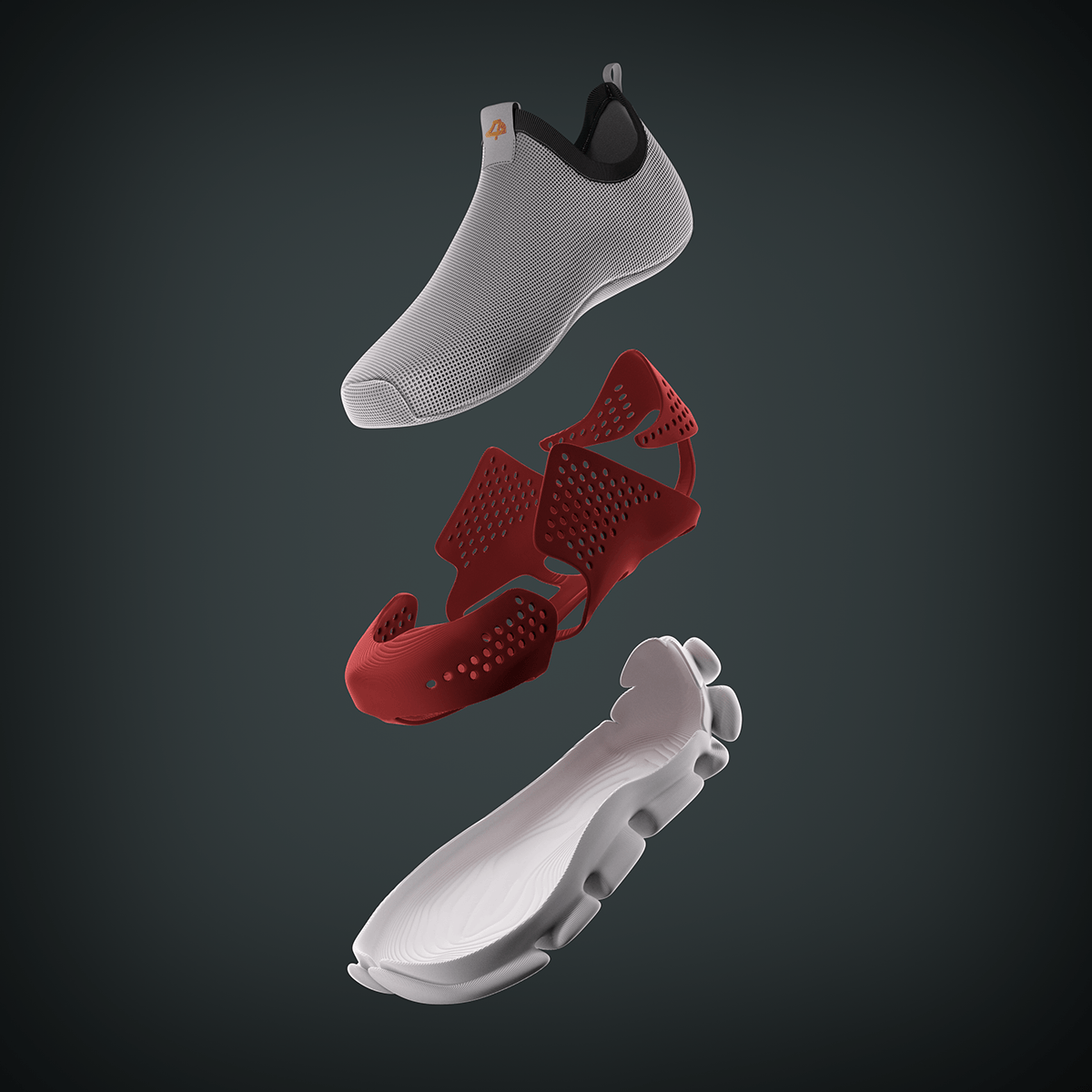 product design  3dprint 3d modeling shoe design innovation