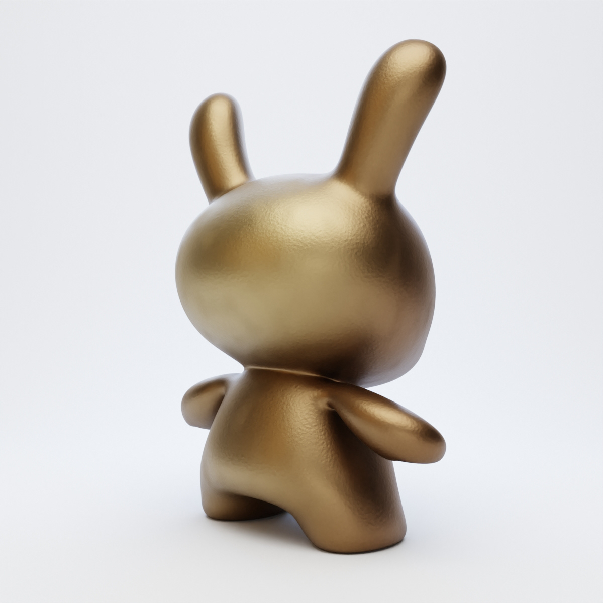 3D art blender Dunny fıgure kıdrobot model Render sculpture toy