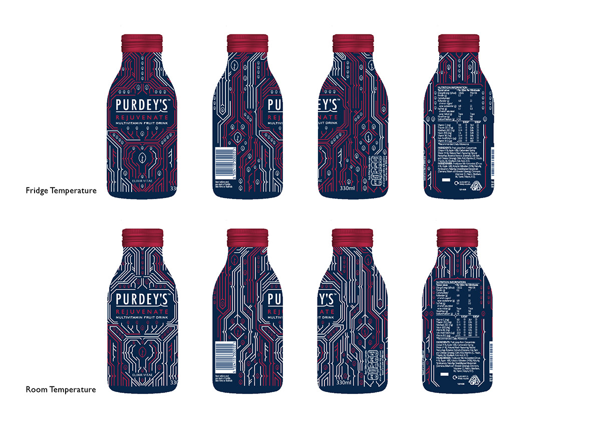 D&AD dandad bottle design vector print pattern line art line vector student awards D&AD New Blood New Blood Awards Nature energy drink circuit board nature's circuit board