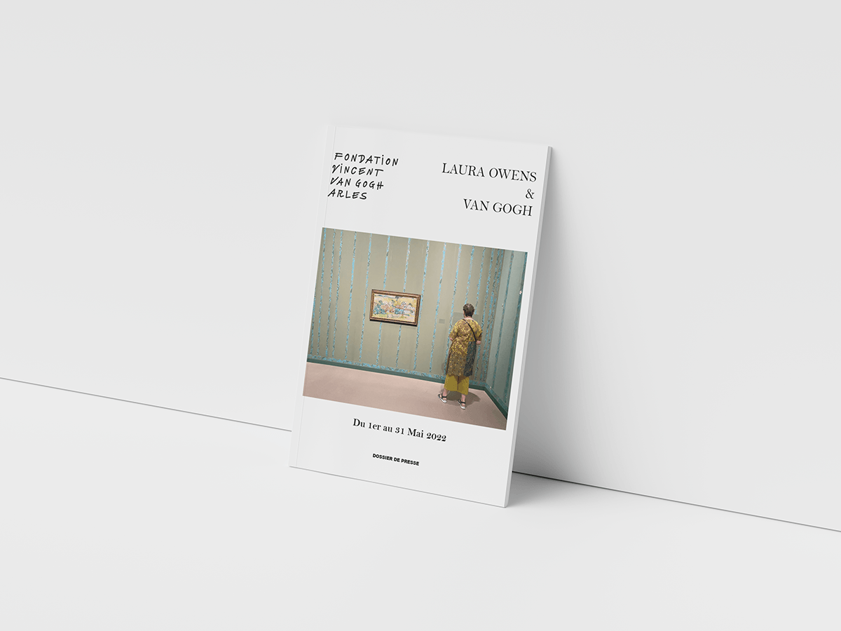 design InDesign museum brochure van gogh Mockup