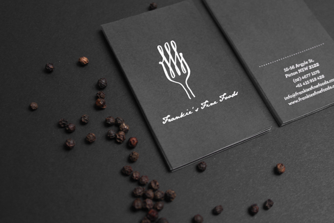 Hospitality restaurant black Food  logo identity sketch Collateral design print