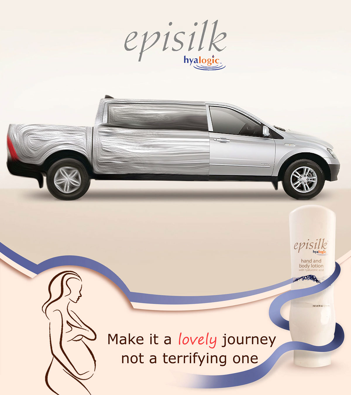 episilk women pregnant ads cream skin stretch marks creative ads