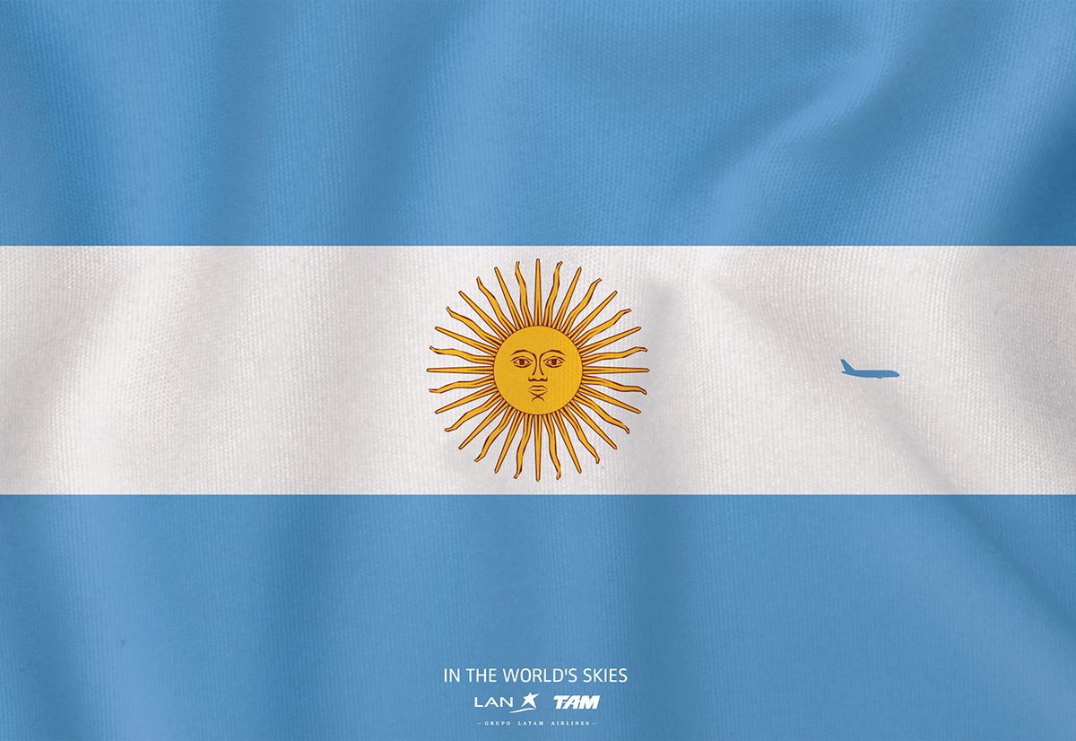 mathias gamarra Amen Amen Montevideo LAN TAM avion plane flag Bandera usa argentina uruguay SKY Brasil airline