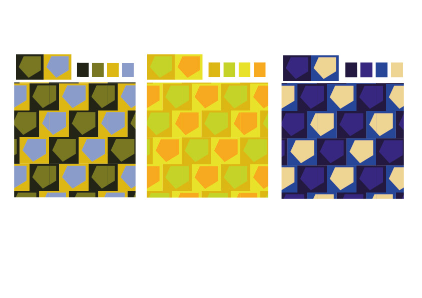 abstract color design shapes study