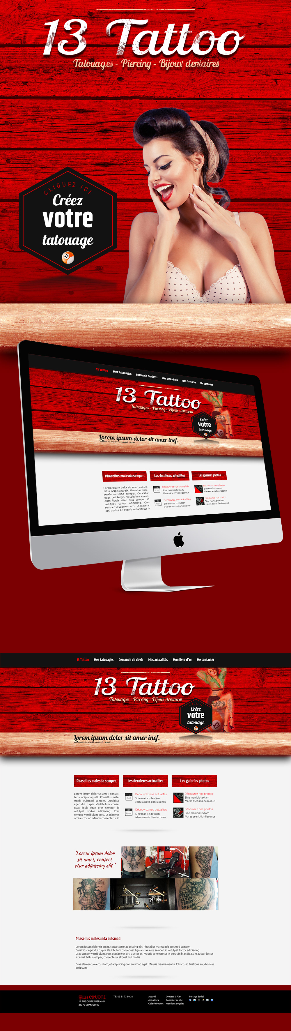 Webdesign tattoo