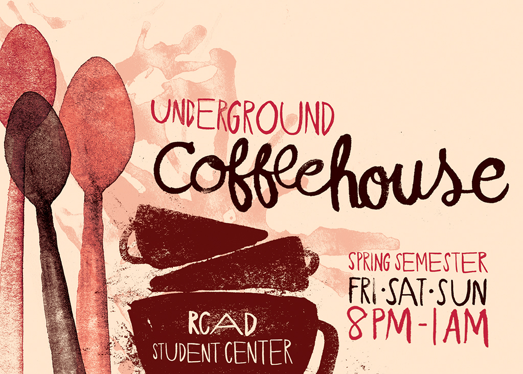 coffeehouse Coffee postcards exploration chalk lettering