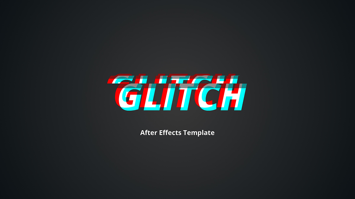after effects template after effects after effects glitch Glitch glitch logo glitch text glitch intro glitch logo reveal glitch template template logo text