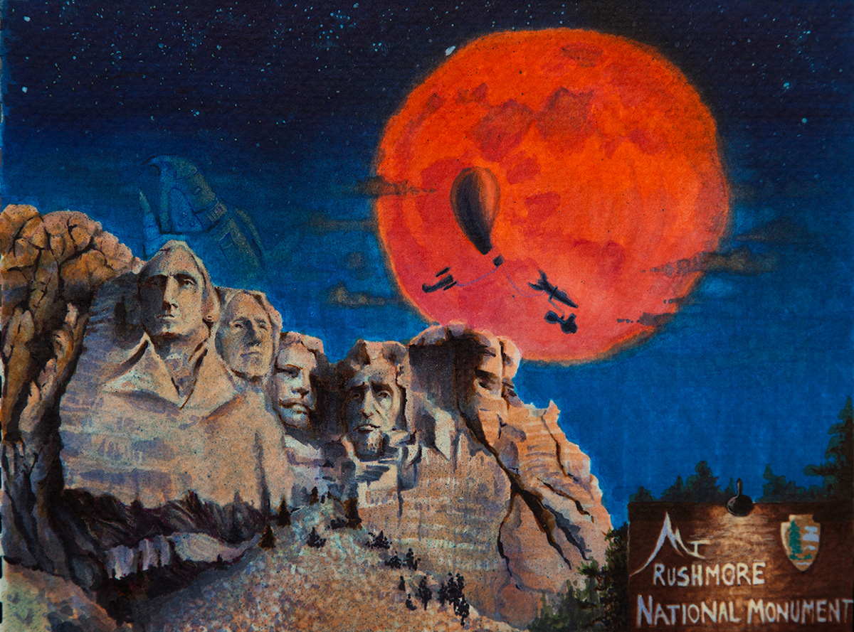 children's book mt rushmore Mt. Rushmore moon