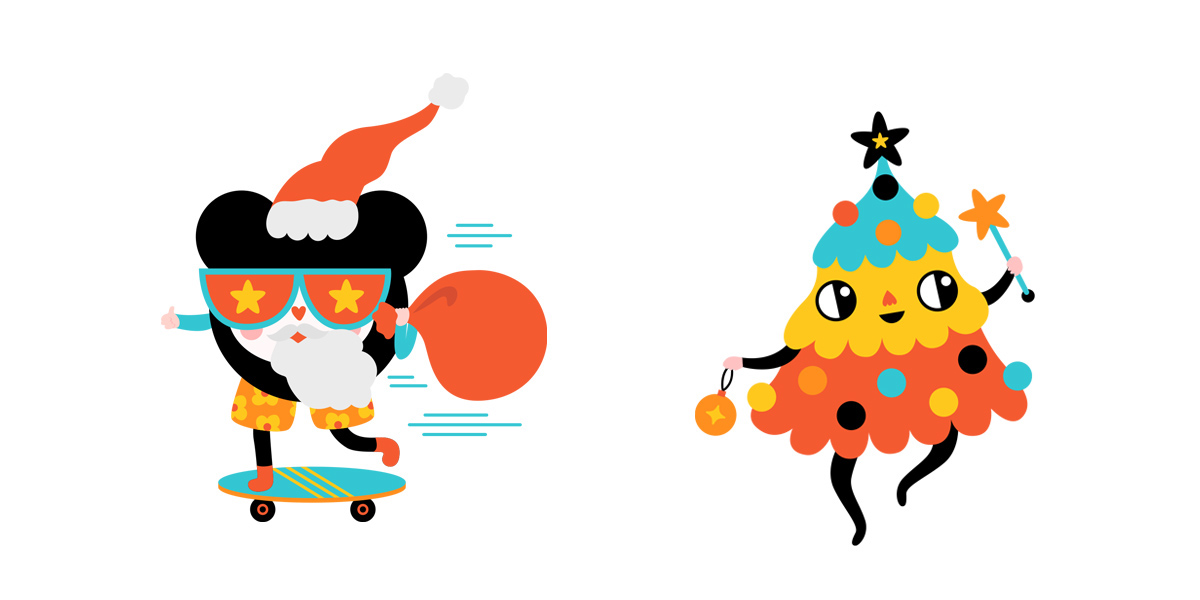 google app stickers cute Fun holidays