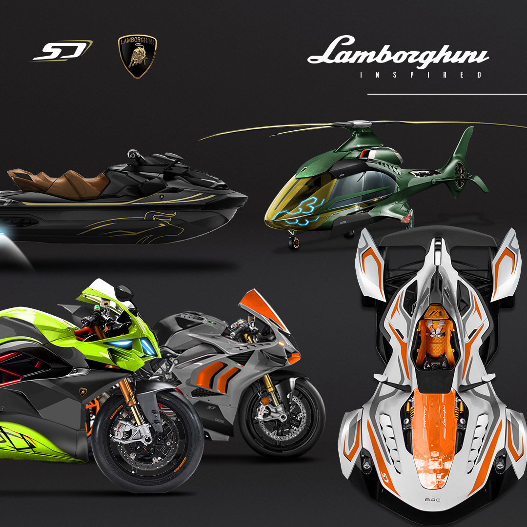 BAC Mono designer Ducati Energica hill helicopters lamborghini lamborghini inspired seadoo Simon Designs