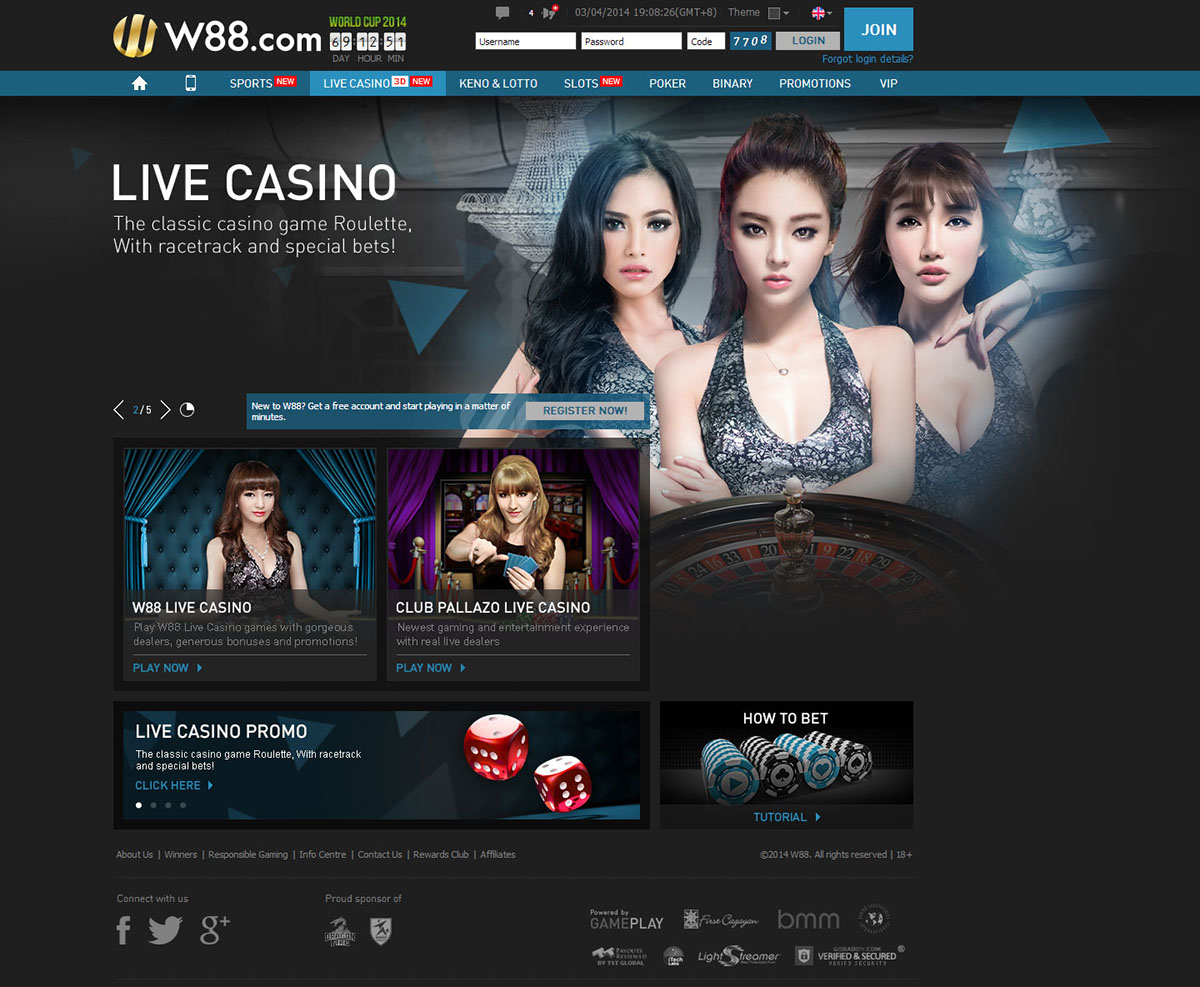 Online Gambling Web Design On Behance