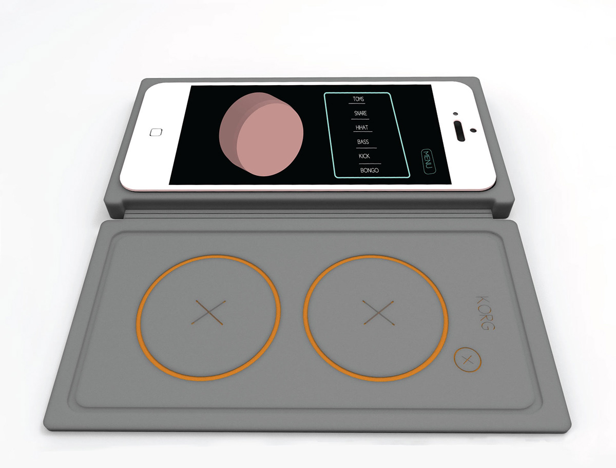 Midi Pad drum pad iphone case Music Production