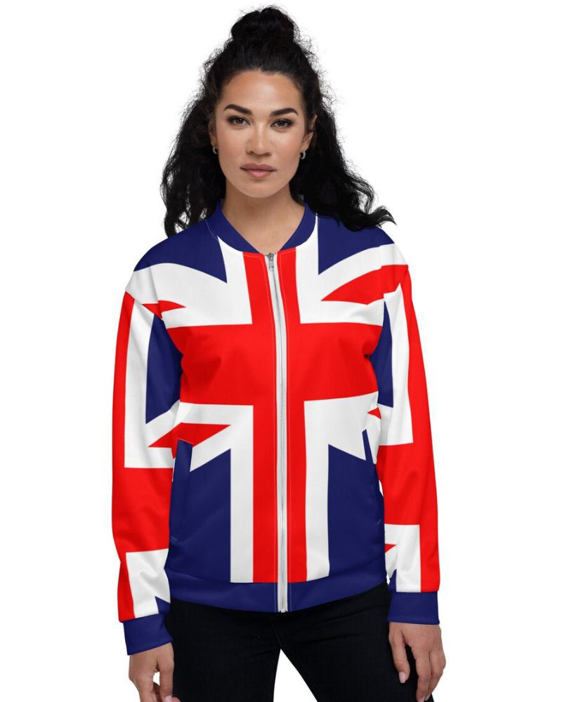 UK Flag Leather Jackets