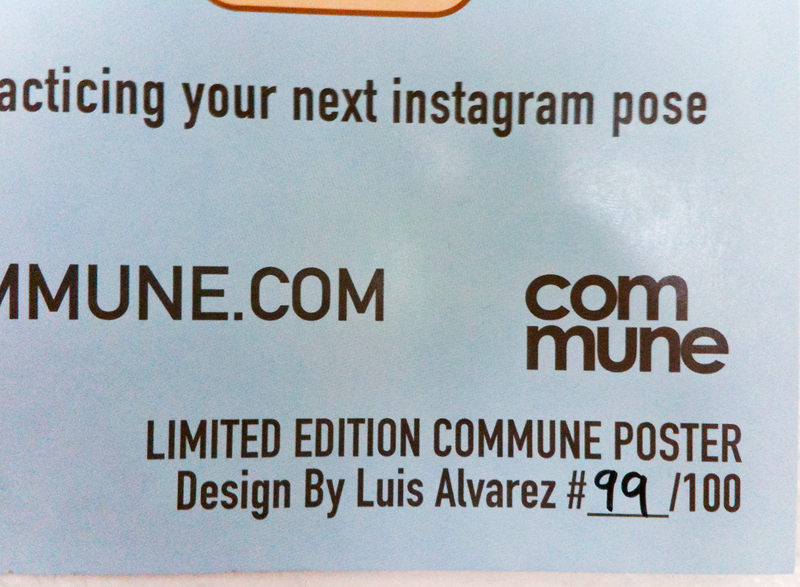 commune poster Poster Design non-profit luis likes design print Hipster instagram fixie
