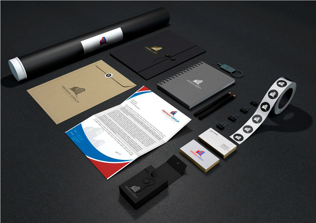 brand identity branding  business card corporate design File folder identity letterhead vector visiting