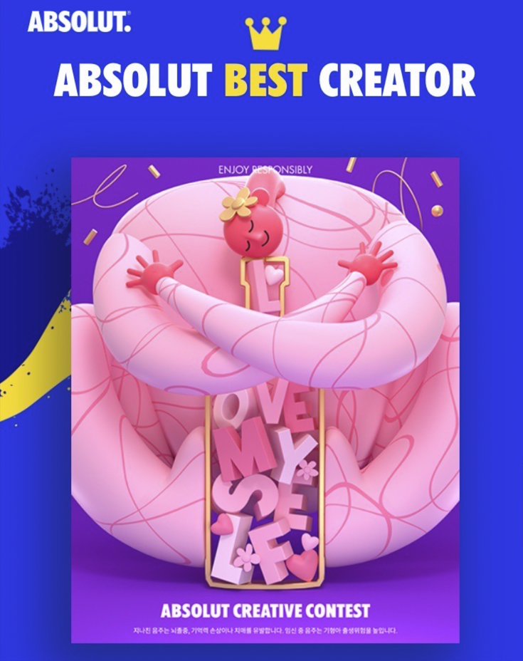 3dartwork absolut artwork c4d Character graphicdesign ILLUSTRATION  modeling personalproject popdesign 
