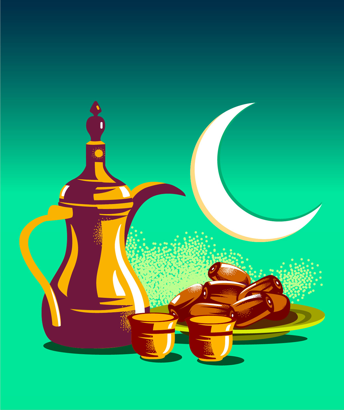 dubai holy iftar ILLUSTRATION  Promotion ramadan kareem Ramadan Mubarak