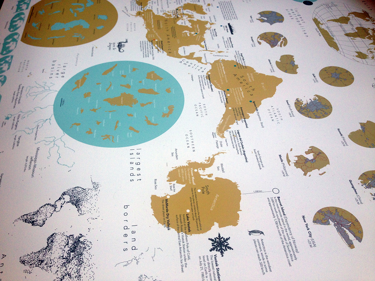 map maps World Map dymaxion poster map poster Kickstarter