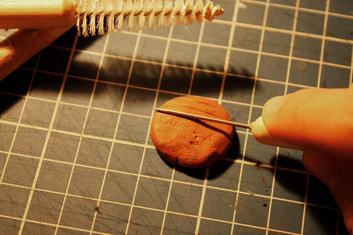 cubillo cubillodesign crafting handmade Tiny Food  hamburguer Fries sculpey
