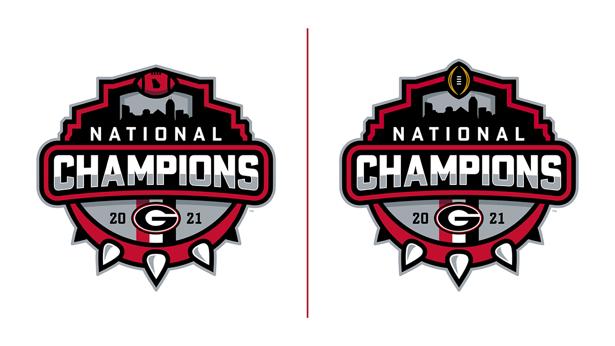 2021 Georgia National Champions Logo on Behance