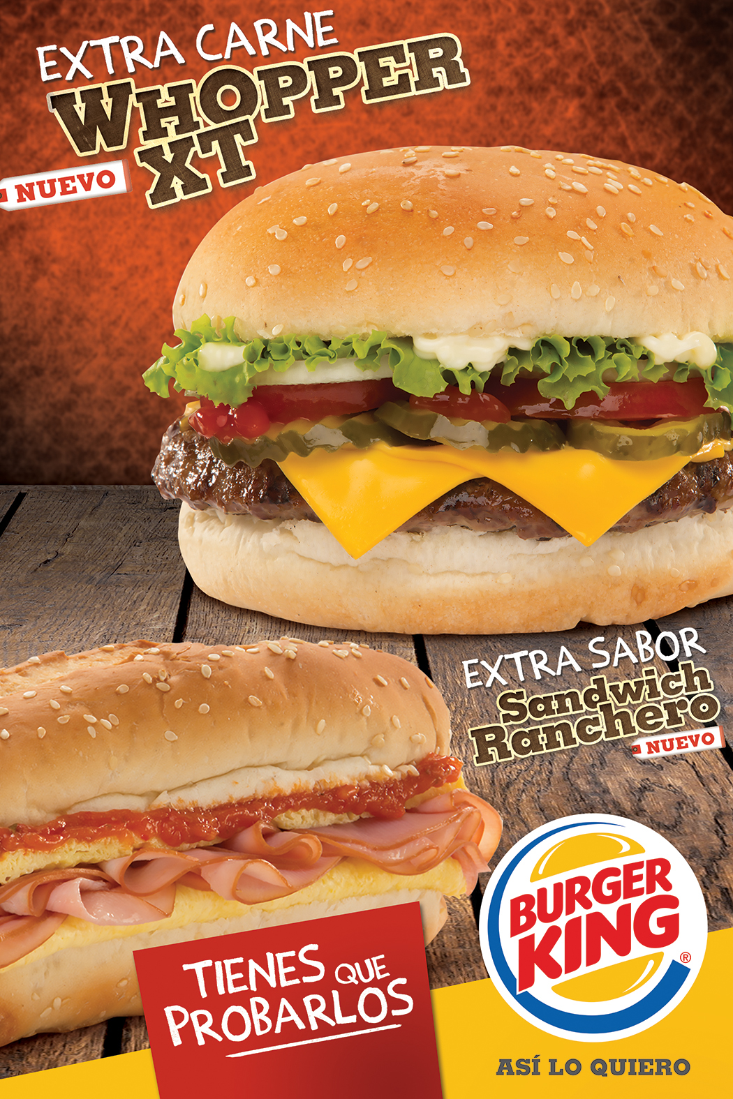 Burger King whopper Guatemala xlediaz fs comunicación