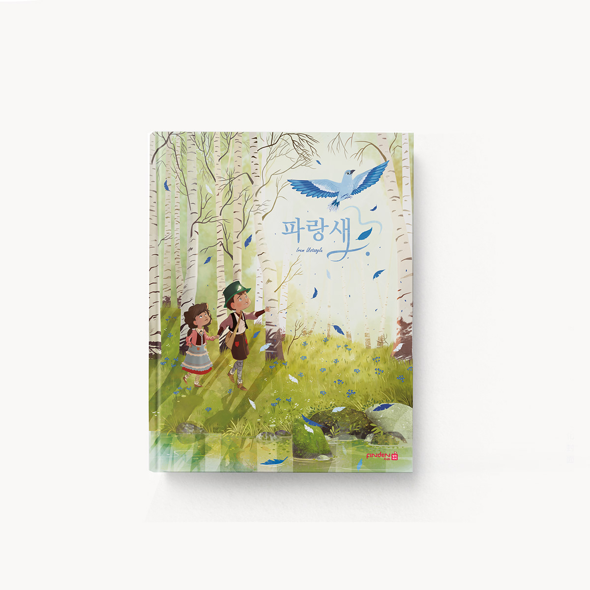 fairytale Story Book children bird children book Character design  CHILDREN STORY kid blue bird Picture book
