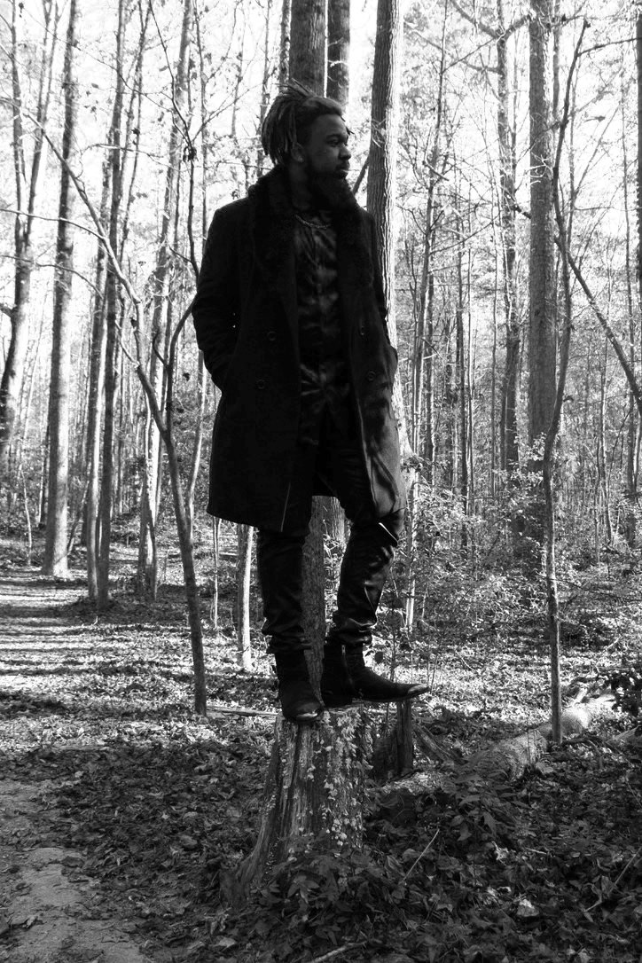 gothic vampire winter woods