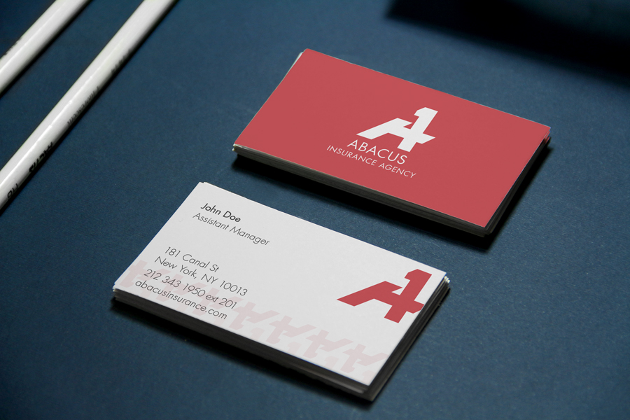 business card stationary Corporate Identity insurance