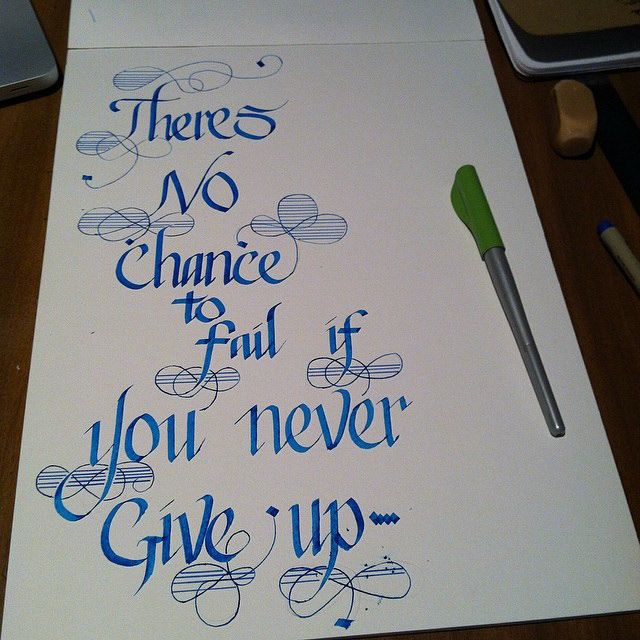 HAND LETTERING Calligraphy Quote inspirational quotes