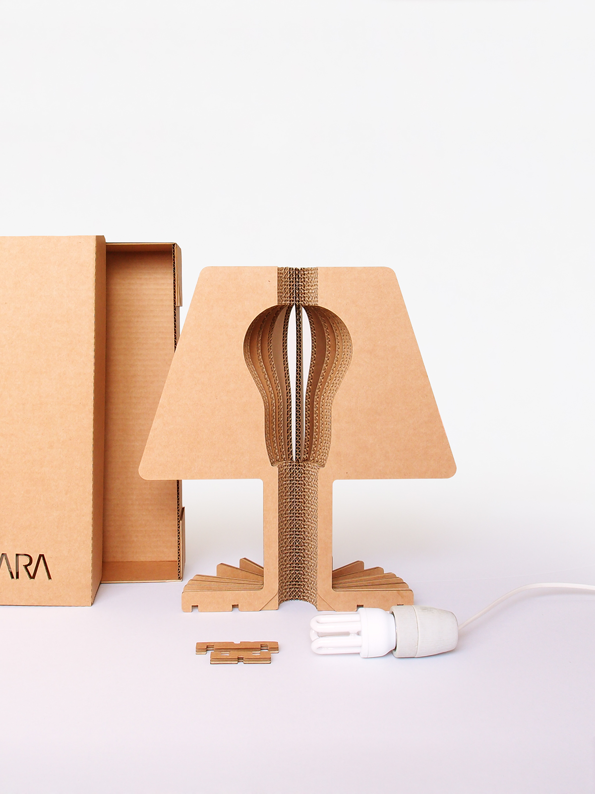 Lamp cardboard