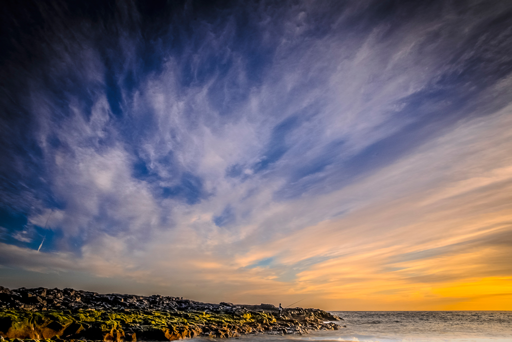 clouds SKY Nature sea waves Coast Seaside shore Landscape seascape sunet Sunrise rocks