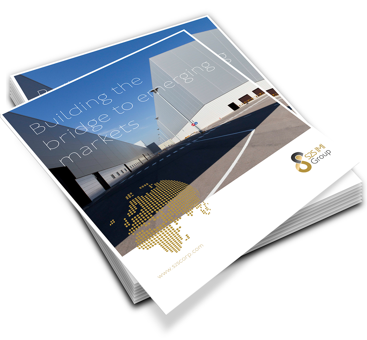 Adobe Portfolio Website energy Logistics brochure
