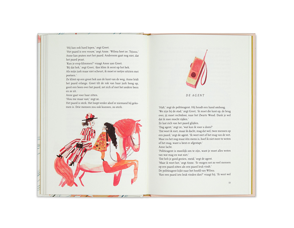 book children amsterdam Netherlands adventure folk cosy Drawing  watercolor horses