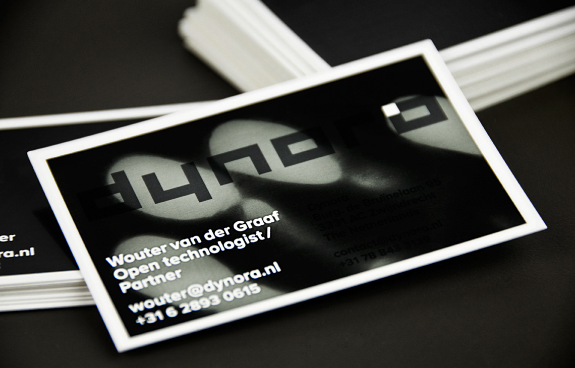 thermal ink businesscards dynora Taken By Storm Identity Design special feature Dutch design heat pixel logo invert print experimental Nordic Design minimal special format