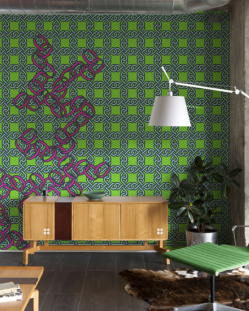 graphics ILLUSTRATION  wallpaper home decor FURNISHING desallcom graphic design  decoration